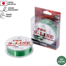 Asyaink Yeşil Olta Misinası - Japon Materyal - 150 Metre - Pro S-Line - 0,26MM