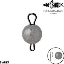 Asyaink Mafsallı Kurşun - Hareketli Iğne Kurşunu - Fishack - 5 Gram - 5'li Paket