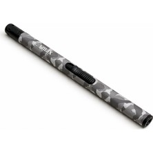 Asyaink Doldurulabilir Gazlı Uzun Çakmak - Kamp Çakmağı - Gri/kamuflaj - Vmax A-5007 - 21 cm