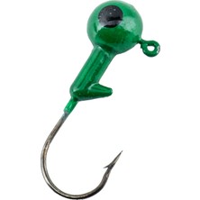 Asyaink Jighead - Zoka - Kurşunlu Olta Iğnesi - (Xh-A 02) - Yeşil - 6 gr - 35,76 mm