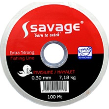 Asyaink Hayalet Olta Misinası - 100 Mt- Savage - 0,22 mm - Sazan, Yayın,turna, Alabalık