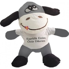 Uravas Store Oyuncak Peluş Eşeklik Ettim Tişörtlü Eşek