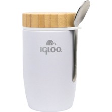 Asyaink Çelik Yemek Termos - Igloo - Bamboo - 500 ml - Beyaz - 205789