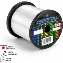 Asyaink 1000 mt Bobin Misina - Crystal - Şeffaf - Ekstra Güçlü - 0,40 mm