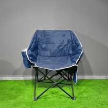 Asyaink Balcony Comfort Katlanabilir Kamp Sandalyesi Lacivert - 4,6 kg