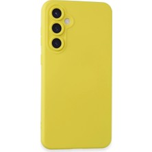 Freedom Storee Samsung Galaxy S23 Fe Kılıf Nano Içi Kadife Silikon - Sarı