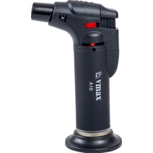 Asyaink Doldurulabilir Pürmüz Çakmak - Torch - Metal Başlıklı - A15 - Siyah - 74 gr