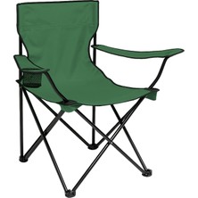 Asyaink Katlanır Kamp Piknik Sandalyesi - Bardaklıklı - (DY.001) - Haki - 2,5 kg
