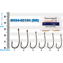 Asyaink SH34-82154 Sea Horse No: 4/0 Bronz Iğne (100'LÜ)