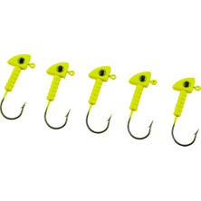 Asyaink Jighead - Zoka - Kurşunlu Olta Iğnesi - (Xh-A 06) - Açık Yeşil - 8 gr - 5 Adet - 43,58 mm