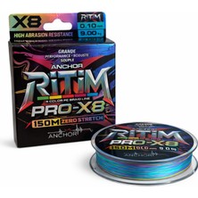 Asyaink Ip Örgü Misina - 8 Kat - Anchor Ritim X8 - 150MT - Ebruli - 0.10MM