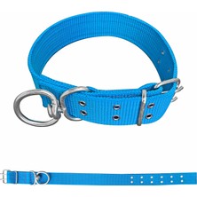 Asyaink Savex Dokuma Köpek Boyun Tasması Mavi 5*80 cm - 80 x 5 cm