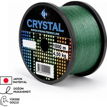 Asyaink 1000 mt Bobin Misina - Crystal - Yeşil - Ekstra Güçlü - 0,20 mm