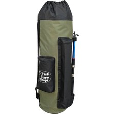 Asyaink Euro Fish Kamış Çantası Boru Tipi Siyah-Haki 80 cm (38004)