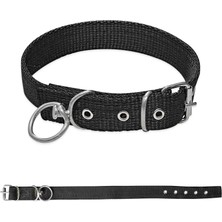 Asyaink Savex Dokuma Köpek Boyun Tasması Siyah 2.5*50 cm - 50 x 2 cm