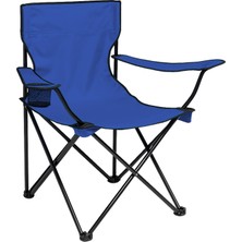 Asyaink Katlanır Kamp Piknik Sandalyesi - Bardaklıklı - (DY.001) - Lacivert - 2,5 kg