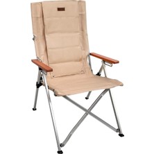 Asyaink Katlanır Kamp Piknik Sandalyesi - Madfox Haven - 6 Kademeli - Bej - 547282 - 4,3 kg