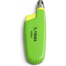 Asyaink Doldurulabilir Gazlı Uzamalı Çakmak - Kamp Çakmağı - Yeşil - Vmax A-5004 - 12 cm