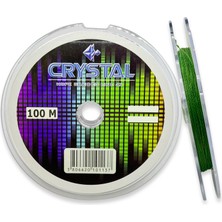 Asyaink Crystal Hdpe Nano Ipek Misina 4 Kat 0,13 mm 100 mt