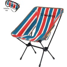 Asyaink Katlanır Kamp Piknik Sandalyesi - Madfox Infinity Ultralight - R.çizgili -547214 - 1,0 kg