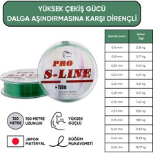 Asyaink Yeşil Olta Misinası - Japon Materyal - 150 Metre - Pro S-Line - 0,23MM