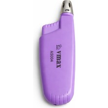 Asyaink Doldurulabilir Gazlı Uzamalı Çakmak - Kamp Çakmağı - Lila - Vmax A-5004 - 12 cm