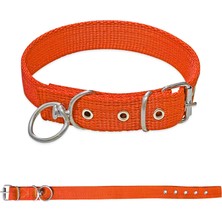 Asyaink Savex Dokuma Köpek Boyun Tasması Turuncu 3*60 cm - 60 x 3 cm