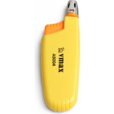 Asyaink Doldurulabilir Gazlı Uzamalı Çakmak - Kamp Çakmağı - Sarı - Vmax A-5004 - 12 cm