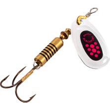 Asyaink Alabalık Turna Döner Olta Kaşık - Black Fury - Pembe/gümüş - No:3 - 6,5 gr