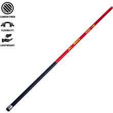 Asyaink Teleskopik Karbon Göl Kamışı - Mars - 700CM - 10-30 gr - 410 gr