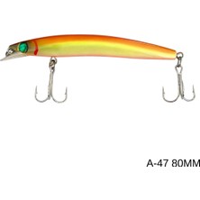 Asyaink Maket Balık - Kurşun Arkası Rapala - 8cm 5gr - Sea Bose A-47