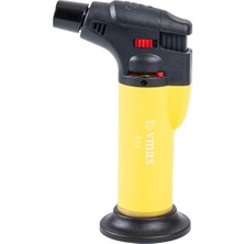 Asyaink Doldurulabilir Pürmüz Çakmak - Torch - Metal Başlıklı - A15 - Sarı - 74 gr