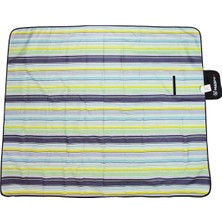 Asyaink Piknik Kamp Örtüsü - Su Geçirmez - Madfox Skyloft - Blue Stripe - 546254 - 1,5 kg