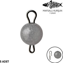Asyaink Mafsallı Kurşun - Hareketli Iğne Kurşunu - Fishack - 7 Gram - 5'li Paket