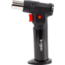 Asyaink Doldurulabilir Pürmüz Çakmak - Torch - Metal Başlıklı - A10 - Siyah - 128 gr