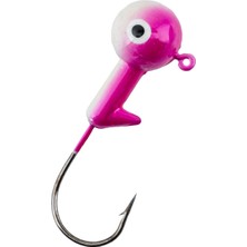 Asyaink Jighead - Zoka - Kurşunlu Olta Iğnesi - (Xh-A 02) - Pembe Beyaz - 21 gr - 49 mm