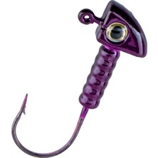 Asyaink Jighead - Zoka - Kurşunlu Olta Iğnesi - (Xh-A 06) - Mor - 7 gr - 40,50 mm