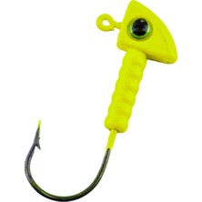 Asyaink Jighead - Zoka - Kurşunlu Olta Iğnesi - (Xh-A 06) - Açık Yeşil - 8 gr - 43,58 mm