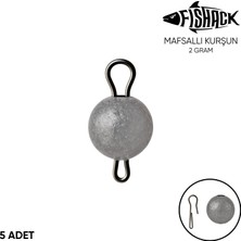 Asyaink Mafsallı Kurşun - Hareketli Iğne Kurşunu - Fishack - 2 Gram - 5'li Paket
