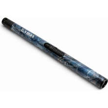 Asyaink Doldurulabilir Gazlı Uzun Çakmak - Kamp Çakmağı - Mavi/mermer - Vmax A-5007 - 21 cm