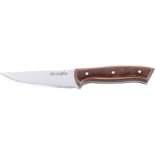 Asyaink Kasap Bıçağı - Lazoğlu - No:1 - El Yapımı - Doğrama - Kesim - Verzalit Saplı - 176 gr