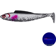 Asyaink Silikon Balık - 4,5g 85MM - Fishack Predatorx - Uv Boyalı - Ghosty - 4,5 gr
