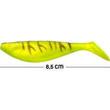 Asyaink Silikon Balık Yem - Savex - 8,5cm - Fluo Green (642-3018) - 5,5 gr