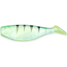 Asyaink Silikon Balık Yem - Savex Bongo - 8cm - Yeşil Kaplan (17080-P010)