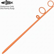 Asyaink Olta Kamış Ayağı - Paslanmaz Çelik - Fishack - Turuncu - 50 cm