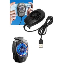 Urfakent Telefon Soğutucu Fan Güçlü Motor Radyatör Cep Telefon Soğutma