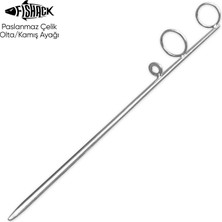 Asyaink Olta Kamış Ayağı - Paslanmaz Çelik - Fishack - Galvaniz Kaplamalı - 50 cm