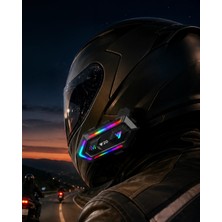 Uravas Store Bluetooth 5.3 Motosiklet Kask Intercom Kulaklık 1000 Metre Bağlantı