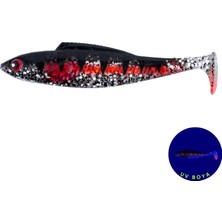 Asyaink Silikon Balık - 4,5g 85MM - Fishack Predatorx - Uv Boyalı - Spark - 4,5 gr