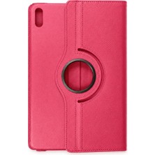 Uravas Store Huawei Matepad Se 11 Kılıf 360 Tablet Deri Kılıf - Pembe